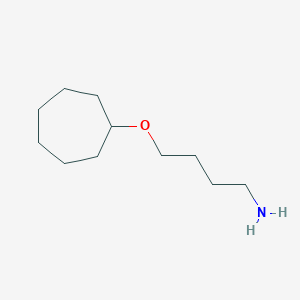 B1532385 (4-Aminobutoxy)cycloheptane CAS No. 1247354-86-4