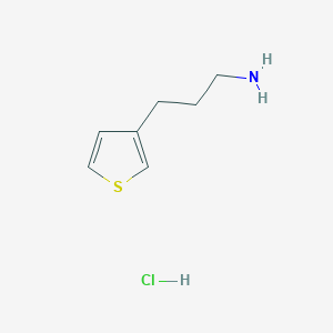 3-(Thiophen-3-yl)propan-1-amine hydrochloride