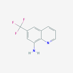 molecular formula C10H7F3N2 B1532394 6-(Trifluoromethyl)quinolin-8-amine CAS No. 955413-26-0