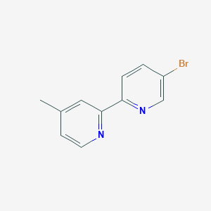 molecular formula C11H9BrN2 B1532401 5'-Bromo-4-methyl-[2,2']bipyridinyl CAS No. 1187164-02-8