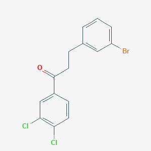 3-(3-Bromophenyl)-1-(3,4-dichlorophenyl)propan-1-one