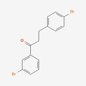 1-(3-Bromophenyl)-3-(4-bromophenyl)propan-1-one