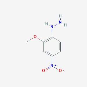 molecular formula C7H9N3O3 B15324158 (2-Methoxy-4-nitro-phenyl)hydrazine 