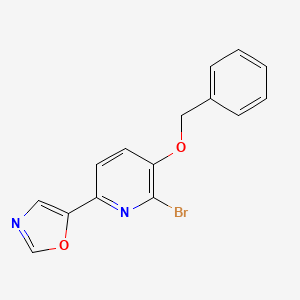 5-(5-(Benzyloxy)-6-bromopyridin-2-yl)oxazole