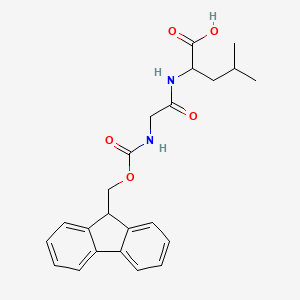 molecular formula C23H26N2O5 B15324266 (((9H-Fluoren-9-yl)methoxy)carbonyl)glycyl-D-leucine 