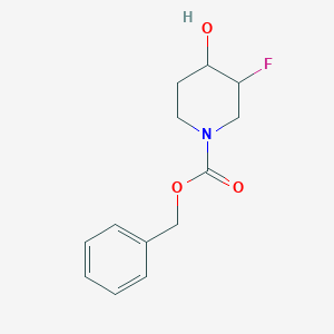 Benzyl 3-fluoro-4-hydroxypiperidine-1-carboxylate