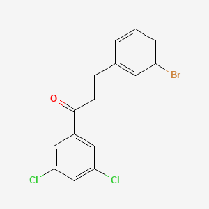 3-(3-Bromophenyl)-1-(3,5-dichlorophenyl)propan-1-one