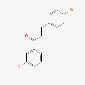 3-(4-Bromophenyl)-1-(3-methoxyphenyl)propan-1-one