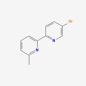 molecular formula C11H9BrN2 B1532443 5-溴-6'-甲基-[2,2']联吡啶 CAS No. 1187163-77-4