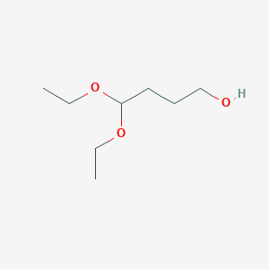 molecular formula C8H18O3 B15324462 4,4-Diethoxybutan-1-ol CAS No. 70216-75-0