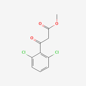molecular formula C10H8Cl2O3 B15324470 Methyl 3-(2,6-dichlorophenyl)-3-oxopropanoate 