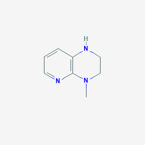 molecular formula C8H11N3 B1532449 4-Methyl-1,2,3,4-tetrahydropyrido[2,3-b]pyrazine CAS No. 928118-20-1