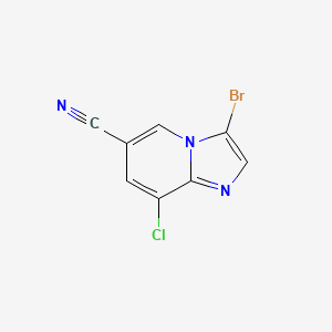 3-Bromo-8-chloroimidazo[1,2-a]pyridine-6-carbonitrile