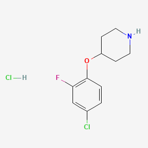4-(4-Chloro-2-fluorophenoxy)piperidine hydrochloride