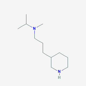 molecular formula C12H26N2 B15324628 n-Isopropyl-N-methyl-3-(piperidin-3-yl)propan-1-amine 