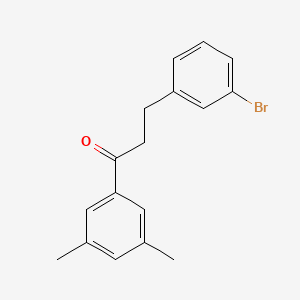 3-(3-Bromophenyl)-1-(3,5-dimethylphenyl)propan-1-one