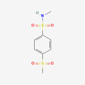 molecular formula C8H11NO4S2 B15324675 n-Methyl-4-(methylsulfonyl)benzenesulfonamide 