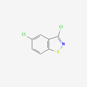 molecular formula C7H3Cl2NS B15324676 3,5-Dichloro-1,2-benzothiazole 