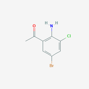 1-(2-Amino-5-bromo-3-chlorophenyl)ethanone
