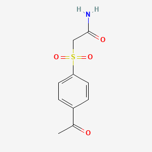 2-(4-Acetylbenzenesulfonyl)acetamide