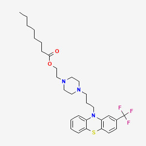 molecular formula C30H40F3N3O2S B1532489 Fluphenazine octanoate CAS No. 97671-70-0