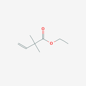 molecular formula C8H14O2 B153249 2,2-二甲基丁-3-烯酸乙酯 CAS No. 58544-20-0
