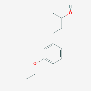 molecular formula C12H18O2 B15324915 4-(3-Ethoxyphenyl)butan-2-ol 