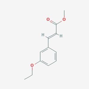molecular formula C12H14O3 B15324921 Methyl (E)-3-(3-ethoxyphenyl)acrylate 