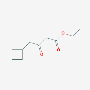 molecular formula C10H16O3 B1532494 Ethyl 4-cyclobutyl-3-oxobutanoate CAS No. 885280-12-6