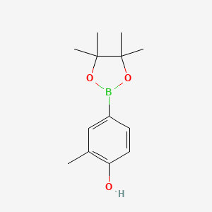 molecular formula C13H19BO3 B1532495 2-甲基-4-(4,4,5,5-四甲基-1,3,2-二恶杂硼杂环-2-基)苯酚 CAS No. 627906-52-9