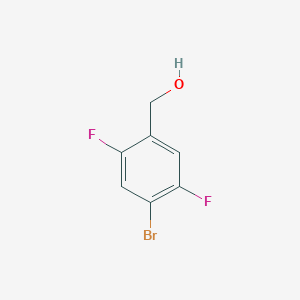 molecular formula C7H5BrF2O B1532498 (4-Bromo-2,5-difluorophenyl)methanol CAS No. 486460-26-8