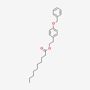 molecular formula C25H34O3 B1532513 4-(Benzyloxy)phenethyl decanoate CAS No. 848484-93-5