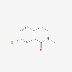 molecular formula C10H10BrNO B1532534 7-Bromo-2-methyl-3,4-dihydroisoquinolin-1(2H)-one CAS No. 1313399-68-6