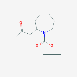 Tert-butyl 2-(2-oxopropyl)azepane-1-carboxylate