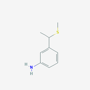3-[1-(Methylsulfanyl)ethyl]aniline