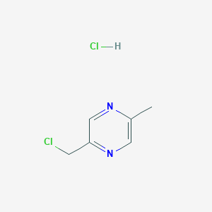 molecular formula C6H8Cl2N2 B1532554 2-(Chloromethyl)-5-methylpyrazine hydrochloride CAS No. 128229-06-1