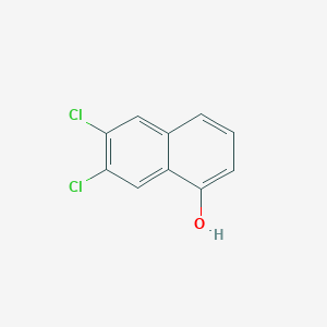 molecular formula C10H6Cl2O B15325800 6,7-Dichloronaphthalen-1-ol 