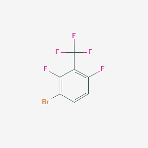 molecular formula C7H2BrF5 B1532585 3-Bromo-2,6-difluorobenzotrifluoride CAS No. 1263377-74-7