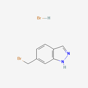 B1532587 6-(Bromomethyl)-1H-indazole hydrobromide CAS No. 368426-63-5