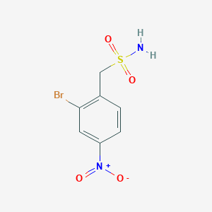 molecular formula C7H7BrN2O4S B1532588 (2-Bromo-4-nitrophenyl)methanesulfonamide CAS No. 1179307-46-0
