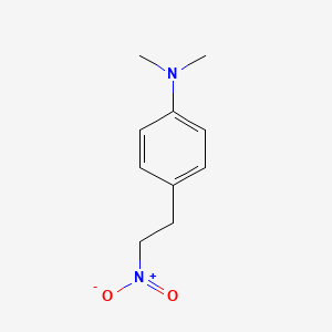 molecular formula C10H14N2O2 B15325954 N,N-dimethyl-4-(2-nitroethyl)aniline 