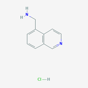 molecular formula C10H11ClN2 B1532596 Isoquinolin-5-ylmethanamine hydrochloride CAS No. 1001906-56-4