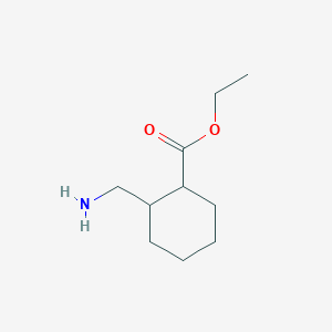 molecular formula C10H19NO2 B15325976 Ethyl 2-(aminomethyl)cyclohexane-1-carboxylate 