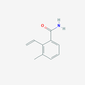 molecular formula C10H11NO B153260 2-Ethenyl-3-methylbenzamide CAS No. 131002-06-7