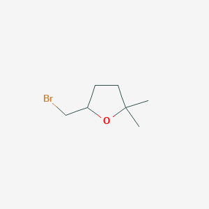 molecular formula C7H13BrO B1532603 5-(溴甲基)-2,2-二甲基氧杂环丁烷 CAS No. 123314-91-0