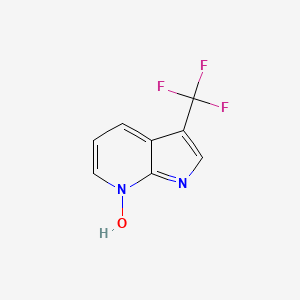 molecular formula C8H5F3N2O B1532605 3-(Trifluoromethyl)-7-azaindole-7-oxide CAS No. 892414-48-1