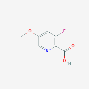 molecular formula C7H6FNO3 B1532607 3-Fluoro-5-methoxypicolinic acid CAS No. 1227511-52-5