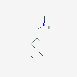 molecular formula C9H17N B15326127 N-Methyl-1-(spiro[3.3]heptan-2-YL)methanamine 