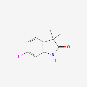 6-Iodo-3,3-dimethyl-1,3-dihydroindol-2-one