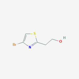 molecular formula C5H6BrNOS B15326174 2-(4-Bromo-2-thiazolyl)ethanol CAS No. 1501635-52-4